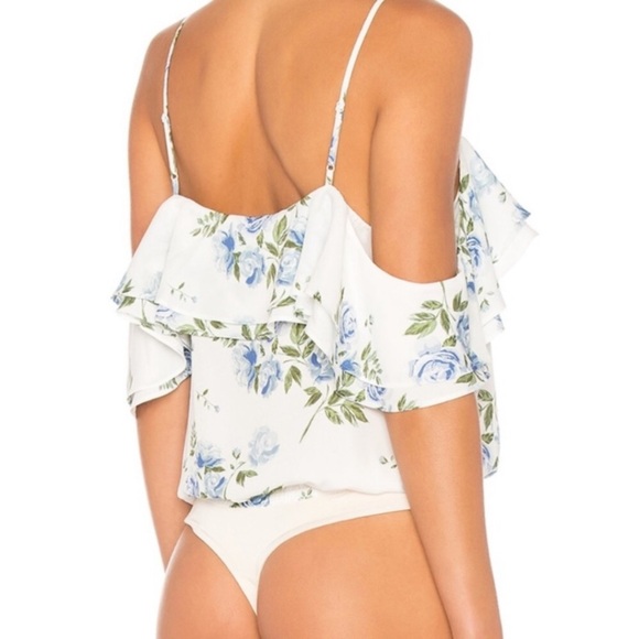 L’academie Floral off-shoulder Bodysuit - Picture 3 of 12